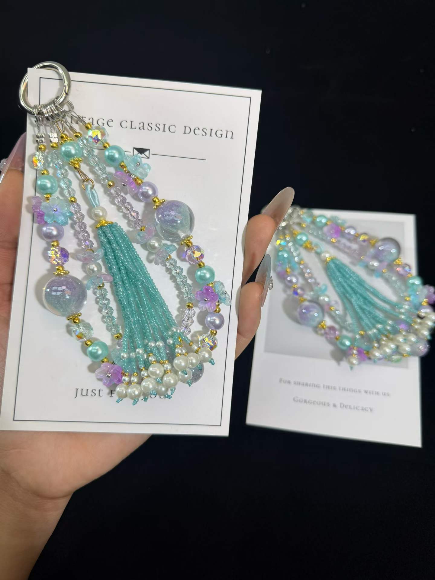 Handmade phone charm