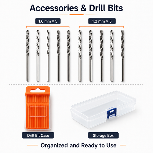 Rechargeable Mini Electric Hand Drill Kit