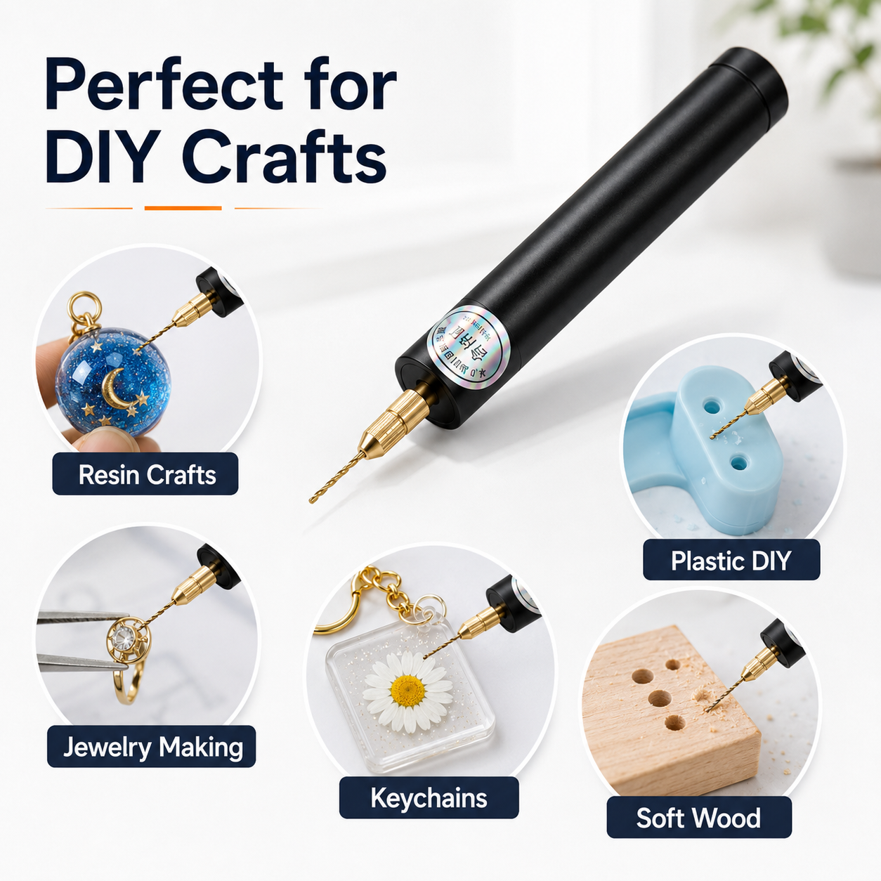 Rechargeable Mini Electric Hand Drill Kit